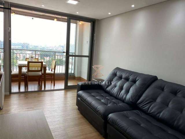 Apartamento com 3 dormitórios à venda, 71 m² por R$ 840.000 - Santo Amaro - São Paulo/SP