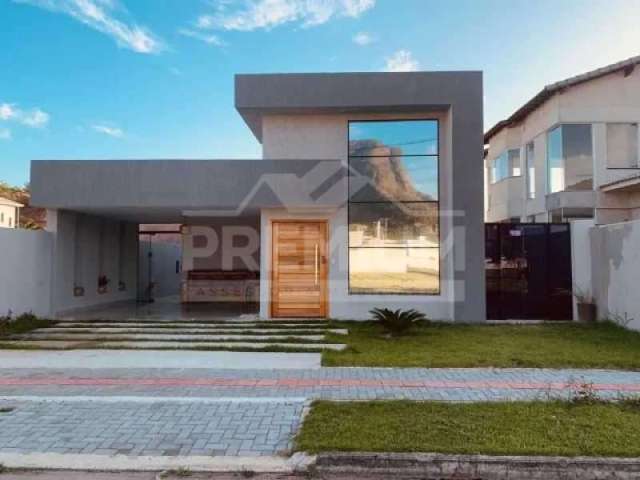 Casa em condomínio fechado com 3 quartos à venda na Estrada Oscar Vieira da Costa Júnior, Cajueiros (Itaipuaçu), Maricá, 120 m2 por R$ 800.000