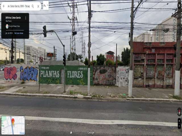 Terreno à venda na Avenida Celso Garcia, --, Tatuapé, São Paulo por R$ 30.000.000