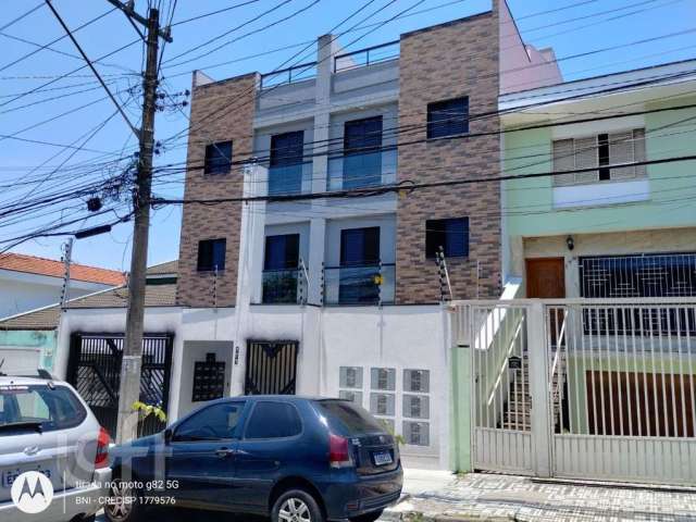 Apartamento com 2 quartos à venda na Rua Conselheiro Justino, --, Campestre, Santo André por R$ 343.991