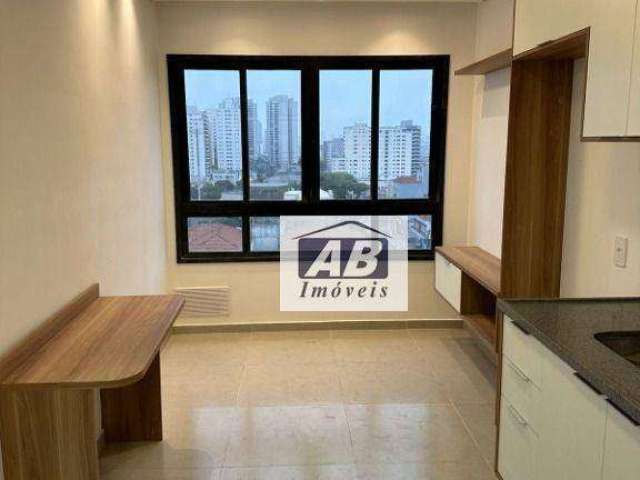 Apartamento com 1 dormitório para alugar, 25 m² por R$ 2.400/mês - Ipiranga - São Paulo/SP