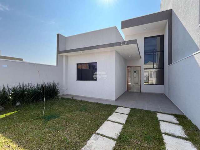 Casa com 3 quartos à venda na Rua Buganvile, 233, Eucaliptos, Fazenda Rio Grande, 60 m2 por R$ 420.000