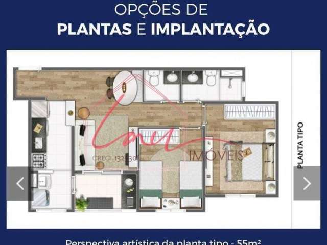 Apartamento com 2 quartos à venda na Rua Luzitânia, 10, Vila Lusitânia, São Bernardo do Campo por R$ 350.000