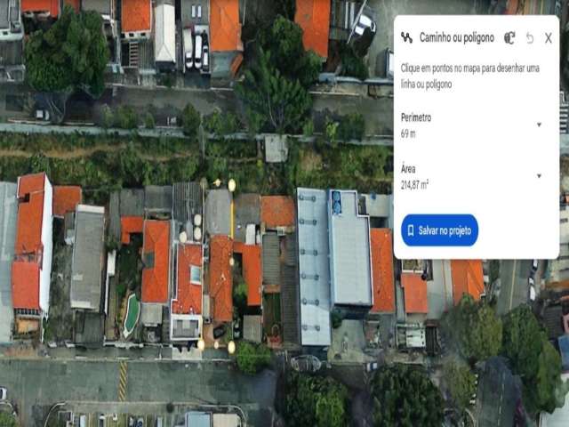 Terreno à venda na Rua Condessa de Pinhal, 528, Parque Colonial, São Paulo por R$ 1.300.000