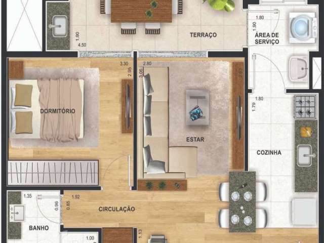 Apartamento com 1 quarto à venda na Rua Doutor Olavo Egídio, 1054, Santana, São Paulo por R$ 580.000