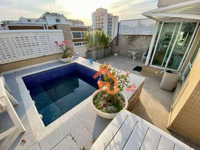 Cobertura 3 quartos (1 suíte), 2 vagas  à venda, 206 m² por R$ 1.699.000 - Icaraí - Niterói/RJ