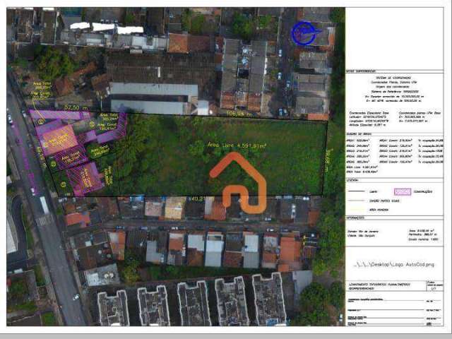 Área à venda, 7000 m² por R$ 13.000.000,00 - Mutondo - São Gonçalo/RJ