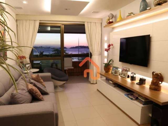 Apartamento com 3 dormitórios à venda, 125 m² por R$ 1.850.000,00 - Charitas - Niterói/RJ