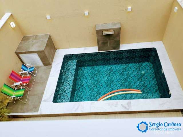 Sobrado novo  2 suites   piscina  100m  praia  itanhaém sp