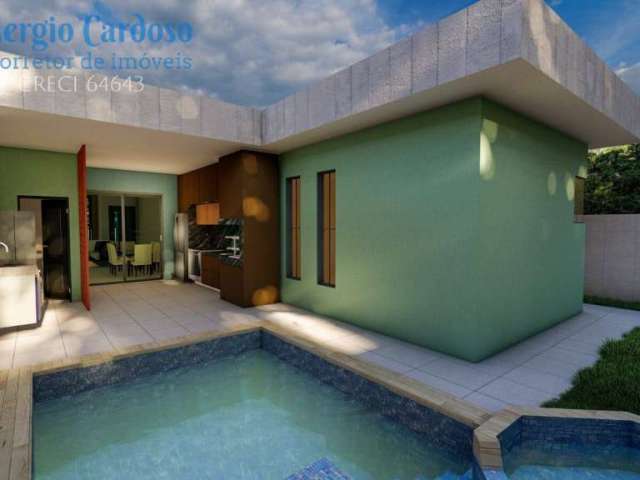 Casa nova com piscina  terreno inteiro 200 m do mar itanhaém sp