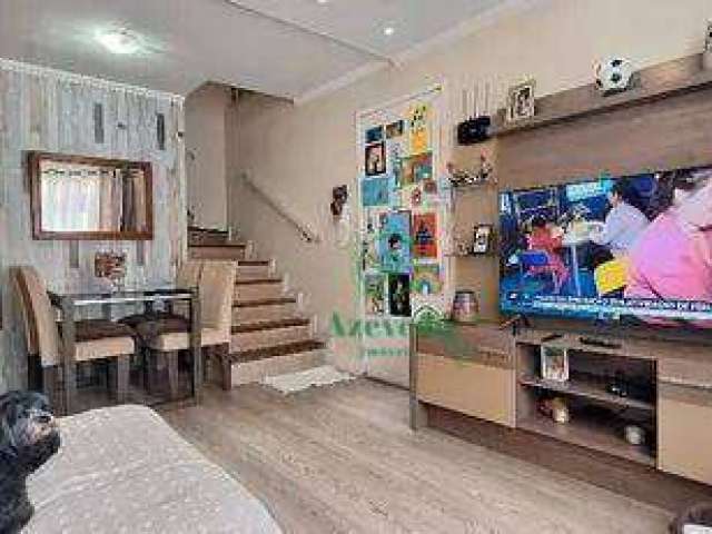 Sobrado com 3 dormitórios à venda, 90 m² por R$ 420.000,00 - Cidade Aracilia - Guarulhos/SP