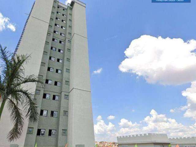 Apartamento com 2 dormitórios, 46 m² - venda por R$ 250.000,00 ou aluguel por R$ 2.121,07/mês - Caguaçu - Sorocaba/SP