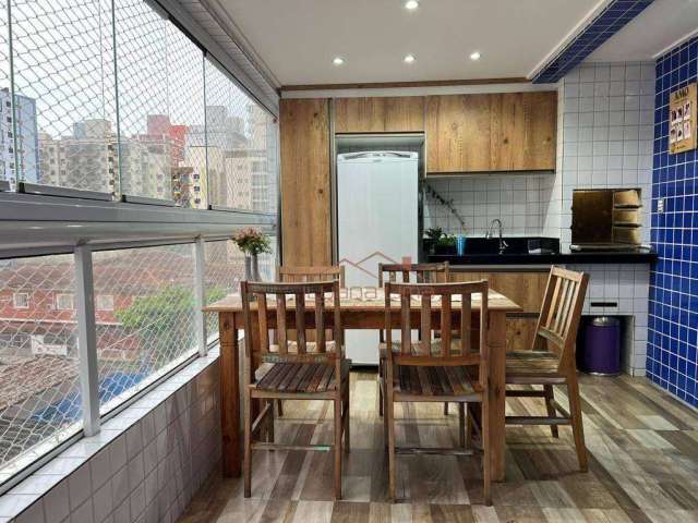 Apartamento com 3 dormitórios à venda por R$ 1.500.000 - Aviação - Praia Grande/SP