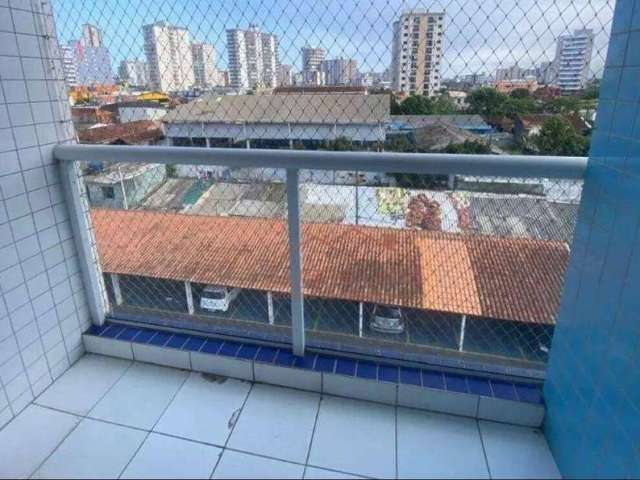 Apartamento com 2 dormitórios à venda, 50 m² por R$ 280.000,00 - Caiçara - Praia Grande/SP