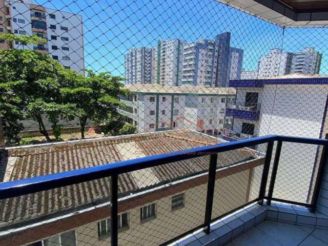 Apartamento com 2 dormitórios à venda, 98 m² por R$ 395.000,00 - Vila Guilhermina - Praia Grande/SP