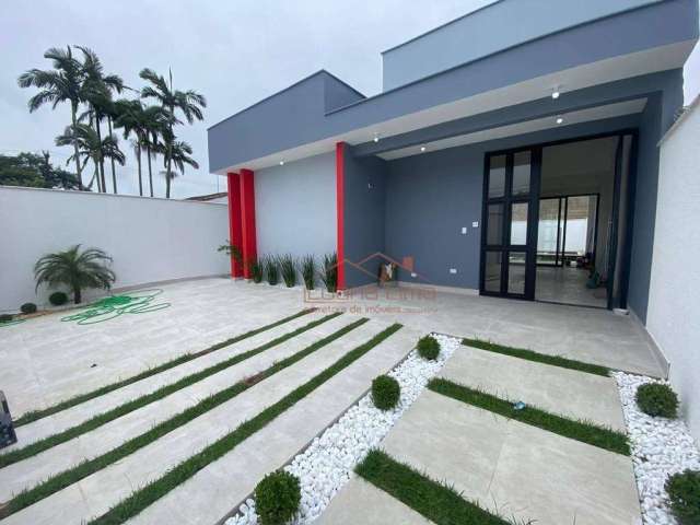 Casa com 3 dormitórios à venda, 120 m² por R$ 690.000 - Balneário Gaivota - Itanhaém/SP