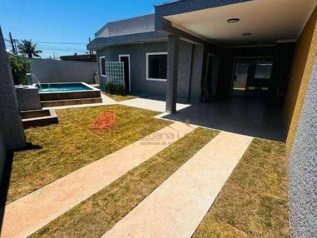 Casa com 3 dormitórios à venda, 107 m² por R$ 580.000,00 - Jardim Regina - Área Verde - Itanhaém/SP