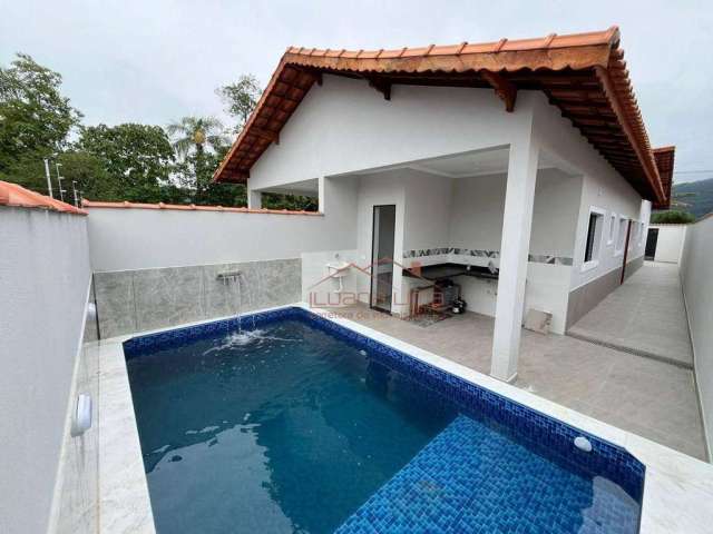 Casa com 3 dormitórios à venda, 72 m² por R$ 429.900 - Balneário Campos Eliseos - Itanhaém/SP