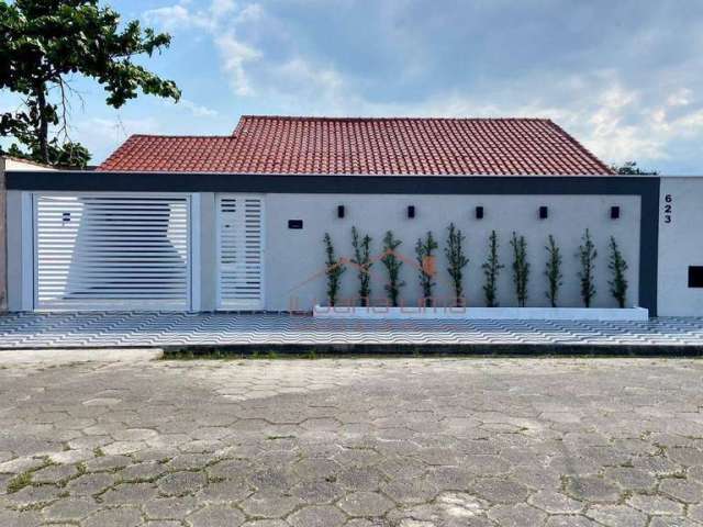 Casa com 2 dormitórios à venda, 110 m² por R$ 599.000,00 - Jardim Lindomar - Área Verde - Itanhaém/SP