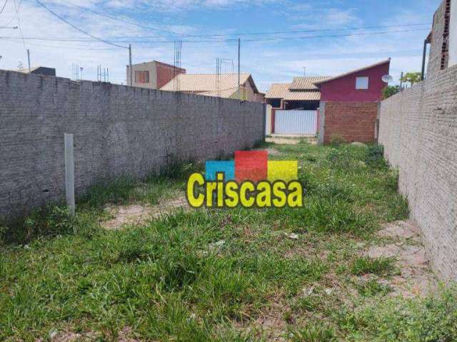 Terreno à venda, 100 m² por R$ 45.000,00 - Unamar - Cabo Frio/RJ