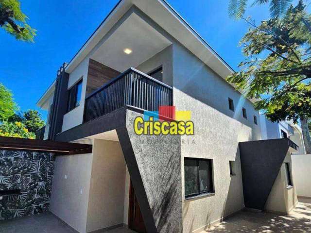 Casa com 3 dormitórios à venda, 141 m² por R$ 962.000 - Palmeiras - Cabo Frio/RJ