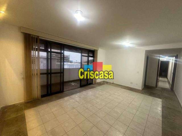 Apartamento com 3 dormitórios para alugar, 180 m² por R$ 4.000,00/mês - Centro - Cabo Frio/RJ