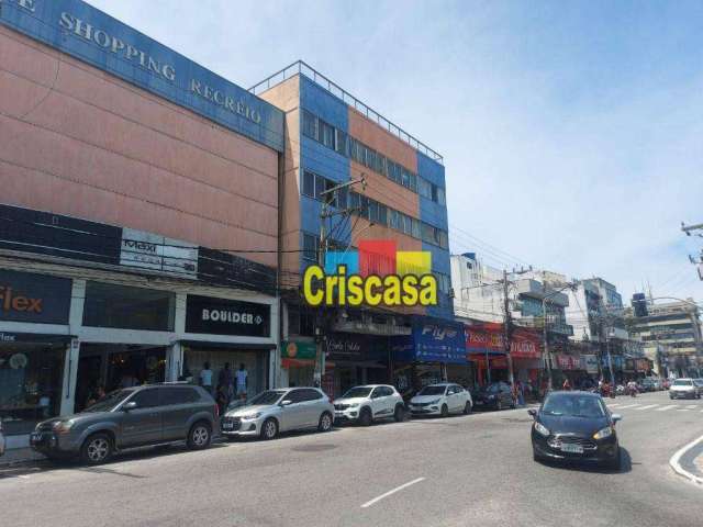 Apartamento com 1 dormitório para alugar, 46 m² por R$ 2.420,00/mês - Centro - Cabo Frio/RJ