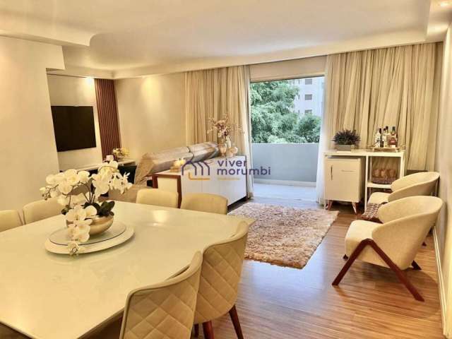 Excelente apartamento 124m², 3 dormitórios sendo 1 suíte, reformado na Vila Andrade.