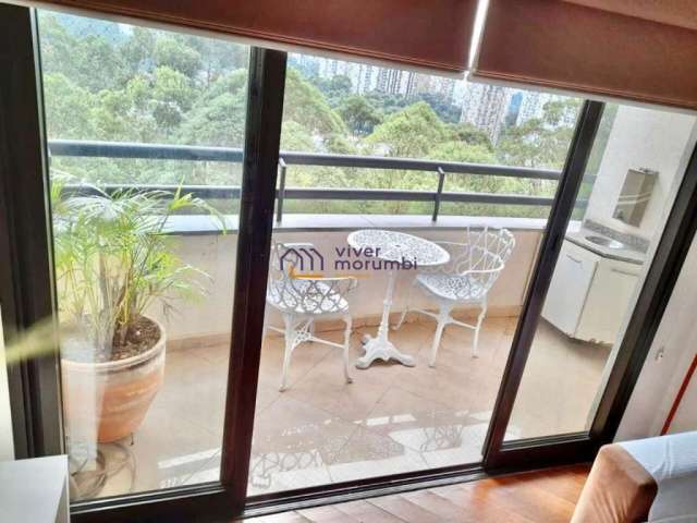 Excelente apartamento semi MOBILIADO no Panamby, 3 suítes, 3 vagas, em endereço que todos procuram.