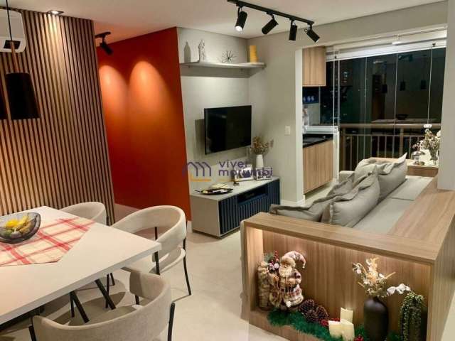 Apartamento Lindo 56m² Terraço Gourmet  Ac. Permuta Apt. Maior