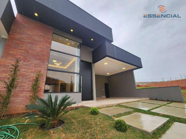 Casa com 3 dormitórios à venda, 170 m² por R$ 950.000,00 - Reserva Central Parque - Botucatu/SP