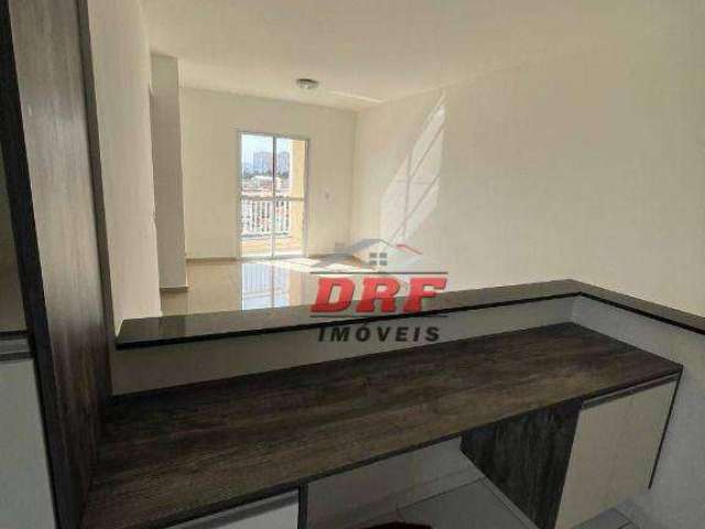 Apartamento 2 dormitórios/Suite, 59 m² por R$ 2.489/aluguel/mês - Ponte Grande - Guarulhos/SP