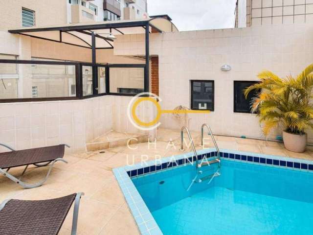 Cobertura com 3 dormitórios (1 suíte) à venda, 280 m² por R$ 1.650.000 - Gonzaga - Santos/SP