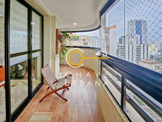 Apartamento com 3 dormitórios à venda, 222 m² por R$ 2.290.000,00 - Boqueirão - Santos/SP