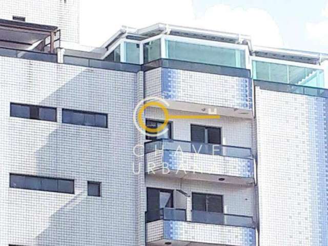 Cobertura com 3 dormitórios à venda, 115 m² por R$ 650.000 - Vila Caiçara - Praia Grande/SP