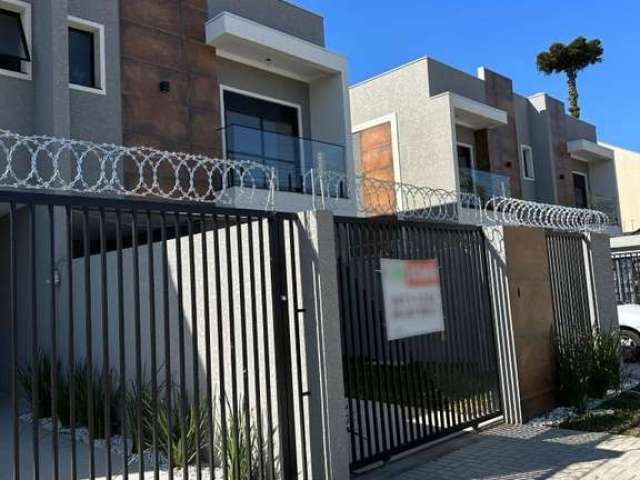 Casa em condomínio fechado com 3 quartos à venda na Rua Major Theolindo Ferreira Ribas, 1931, Boqueirão, Curitiba, 123 m2 por R$ 714.038