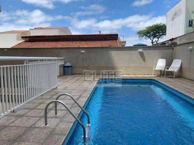 Apartamento à venda, 77 m² por R$ 480.000,00 - Vila Alzira - Santo André/SP