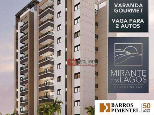 Apartamento com 3 dormitórios à venda, 79 m² por R$ 495.000 - Jardim Capotuna - Jaguariúna/SP