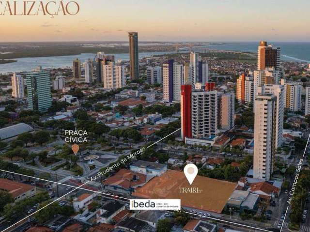 Apartamento Trairi 517 lançamento Moura Dubeux, 3 suítes, sala gourmet, 2 vagas