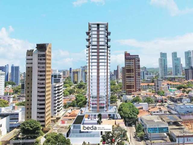 Apartamento Residencial Afonso 1095, sala ampla, 4 suítes, área gourmet, 180m2