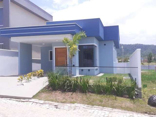 Casa em condomínio fechado com 3 quartos à venda na Estrada Henfil, KM02, Pindobas, Maricá por R$ 490.000