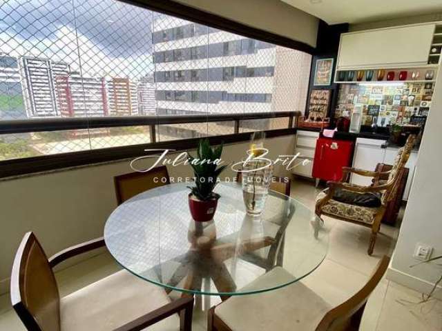 Apartamento à venda na pituba, 132 m² 3 suítes maravilhoso depedência completa, r$ 1.090.000,00