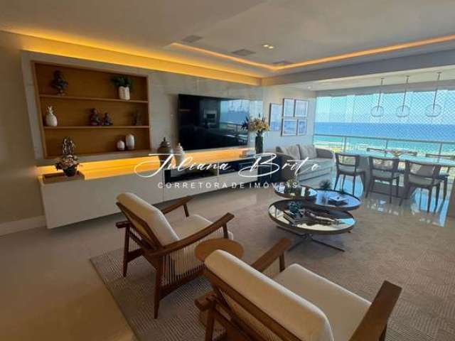 Apartamento 148 m²| 3 suítes| vista mar| varandão gourmet| 3 vagas+ depósito