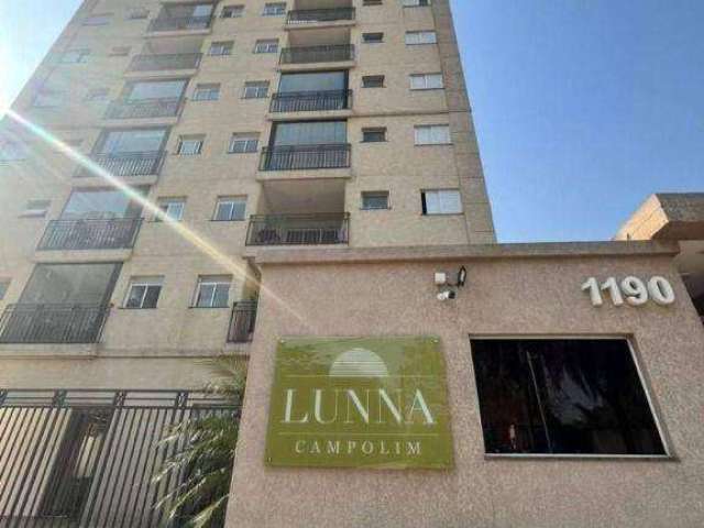 Condomínio Lunna Campolim - Apartamento com 1 dormitório à venda, 38 m² por R$ 371.000 - Parque Campolim - Sorocaba/SP