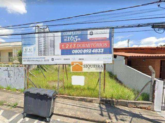 Terreno, 432 m² - venda por R$ 850.000,00 ou aluguel por R$ 4.022,64/mês - Jardim Santa Rosália - Sorocaba/SP