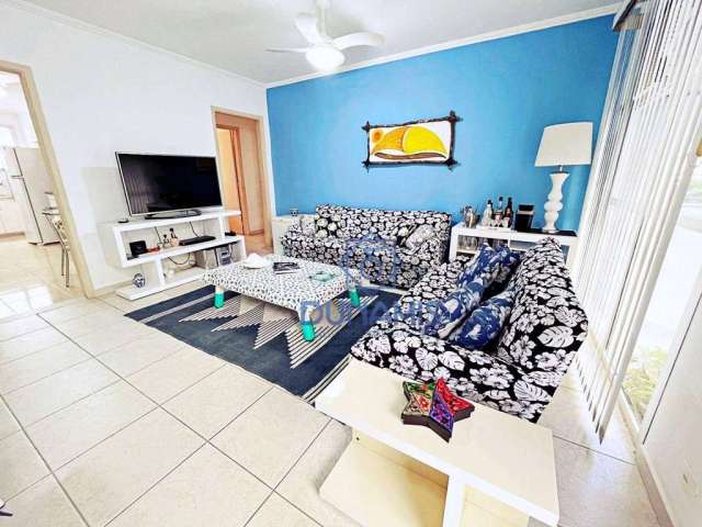 Apartamento para alugar, 94 m² por R$ 6.000,00/mês - Praia das Pitangueiras - Guarujá/SP