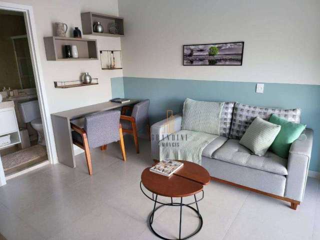 Flat com 1 dormitório para alugar, 36 m² por R$ 3.390,00/mês - Rudge Ramos - São Bernardo do Campo/SP