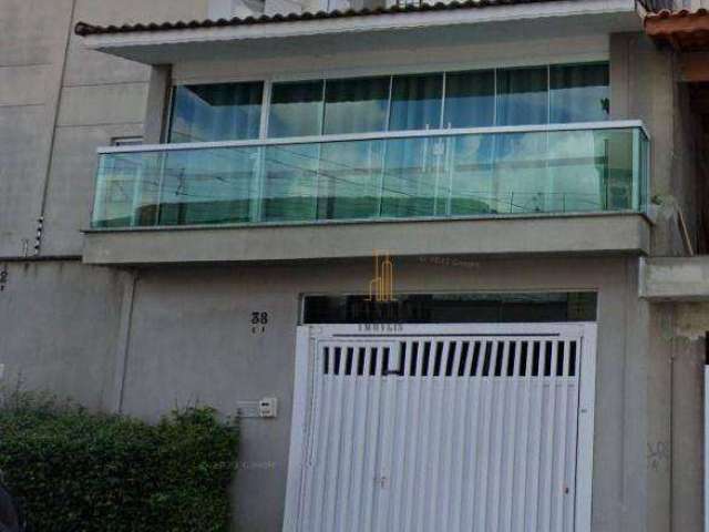 Sobrado com 3 dormitórios à venda, 155 m² por R$ 800.000,00 - Vila Camilópolis - Santo André/SP