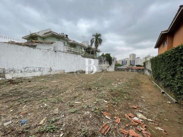 Terreno, 592m², à venda em São Paulo, Alto da Lapa