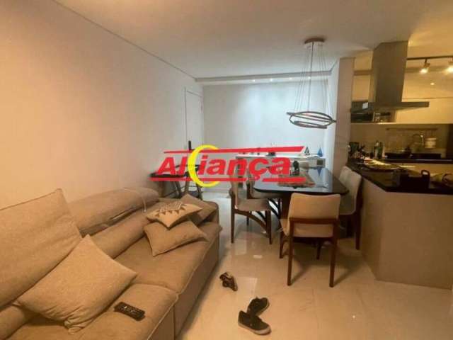 Apartamento com 2 dormitórios à venda, 72 m² - jardim flor da montanha - guarulhos/sp